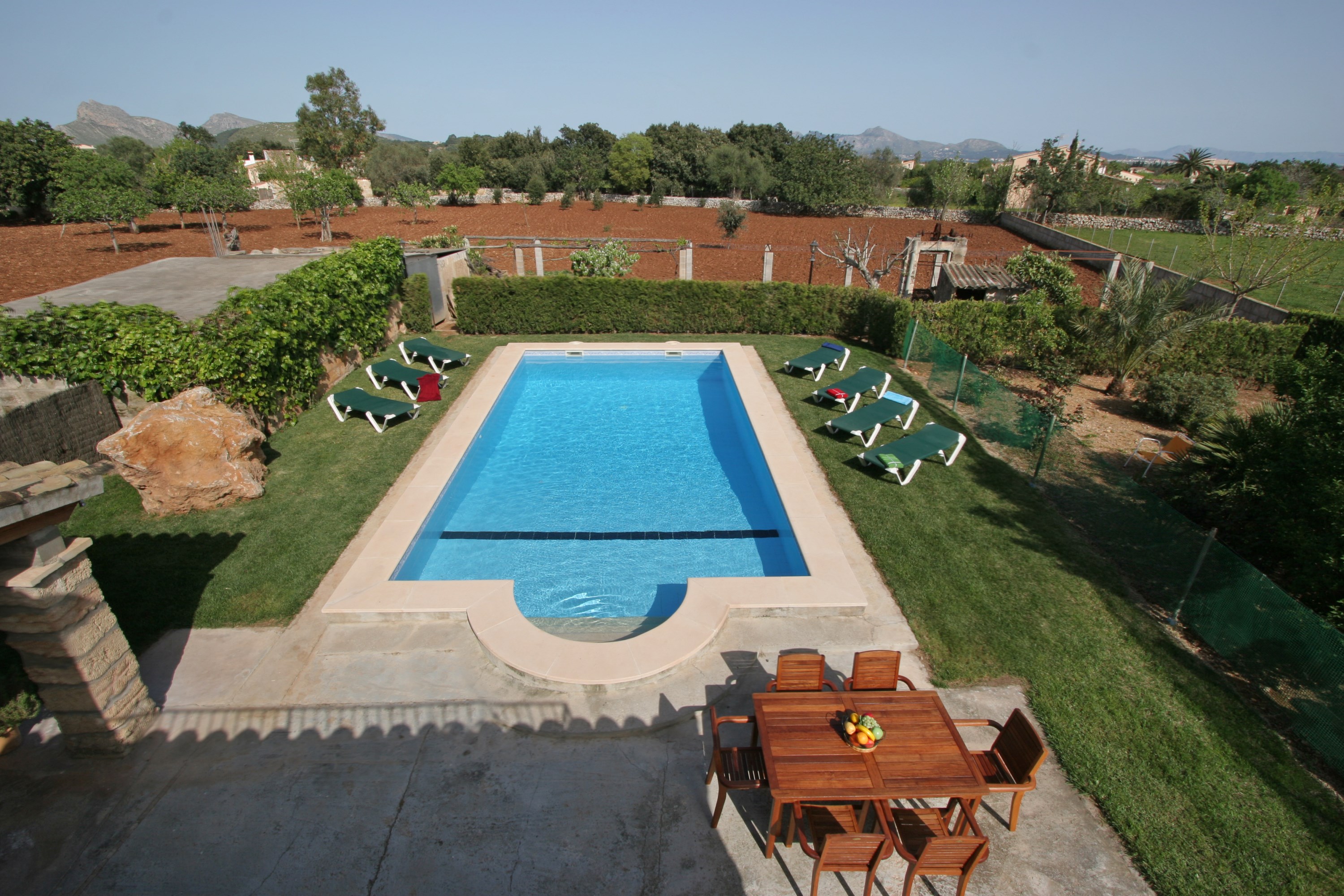 Pool before